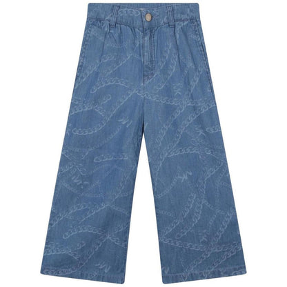 Blue Loose Trousers