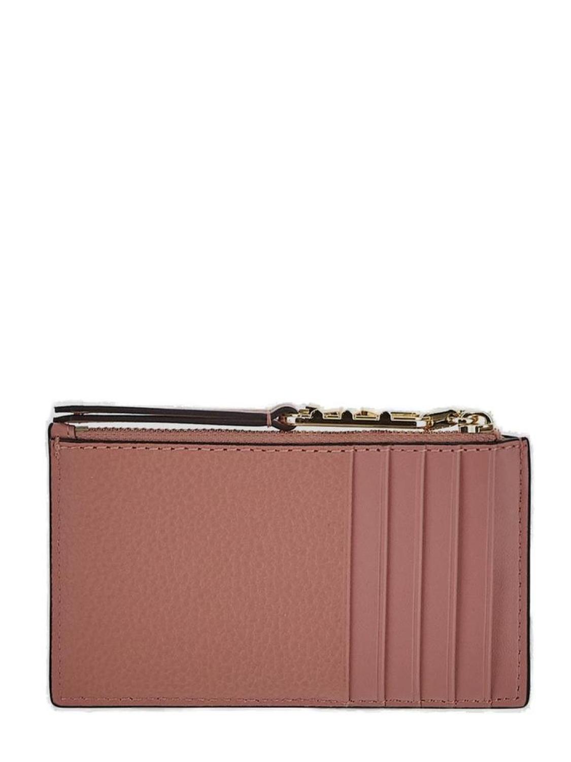Michael Michael Kors Logo Lettering Zipped Wallet