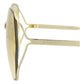 Round-Frame Metal Sunglasses