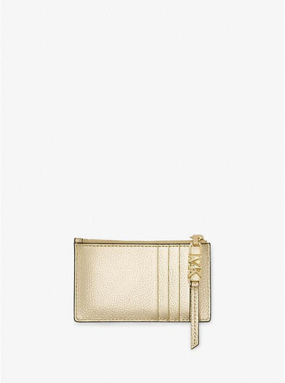 Empire Small Metallic Leather Card Case