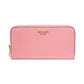 Morgan Saffiano Leather Zip Around Wallet