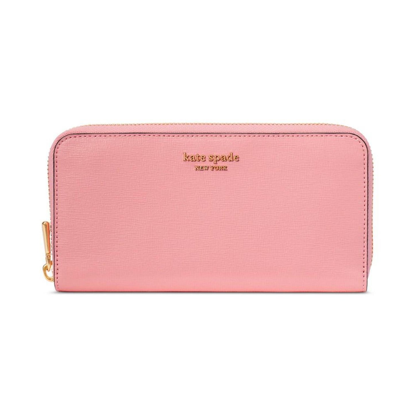Morgan Saffiano Leather Zip Around Wallet