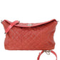 Chanel Orange Quilted Lambskin Leather CC Chain Tote (Authentic Pre-Owned)