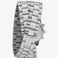 Runway Silver-Tone Wrap Watch