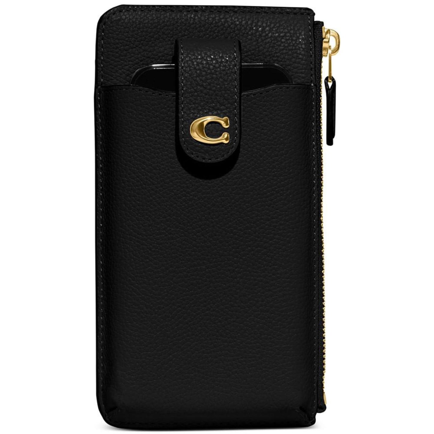 Essential Polished Pebble Leather Phone Wallet