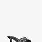 Amal Animal Print Calf Hair Kitten Sandal