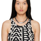 Silver 'The Barcode Monogram ID Chain' Necklace