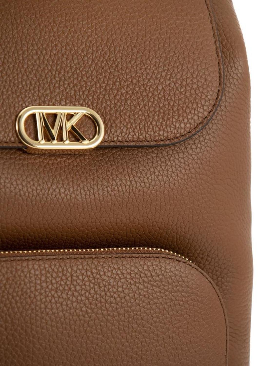 Michael Michael Kors Logo Plaque Fold-Over Backpack
