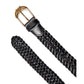 Women's Braided Leather Belt