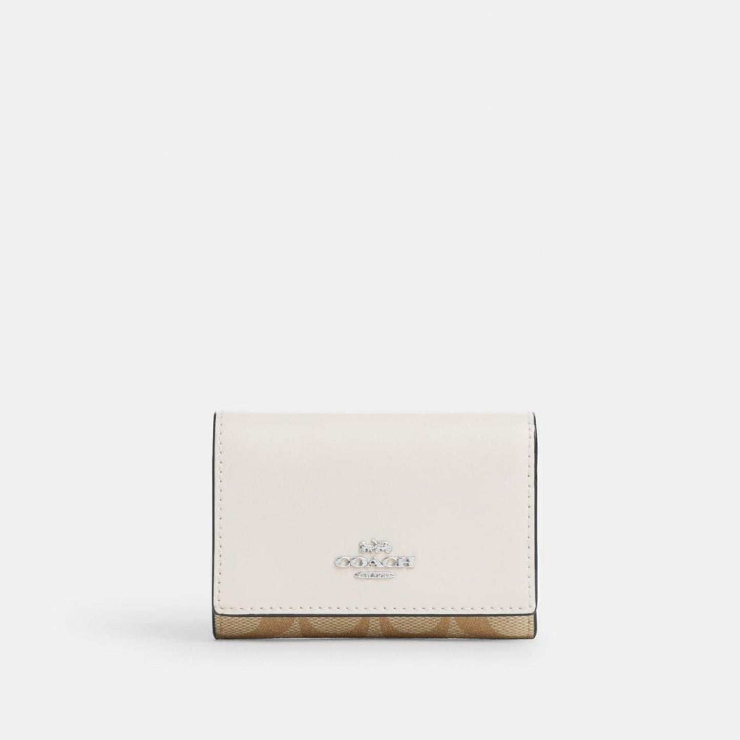 Coach Outlet Micro Wallet In Signature Canvas
