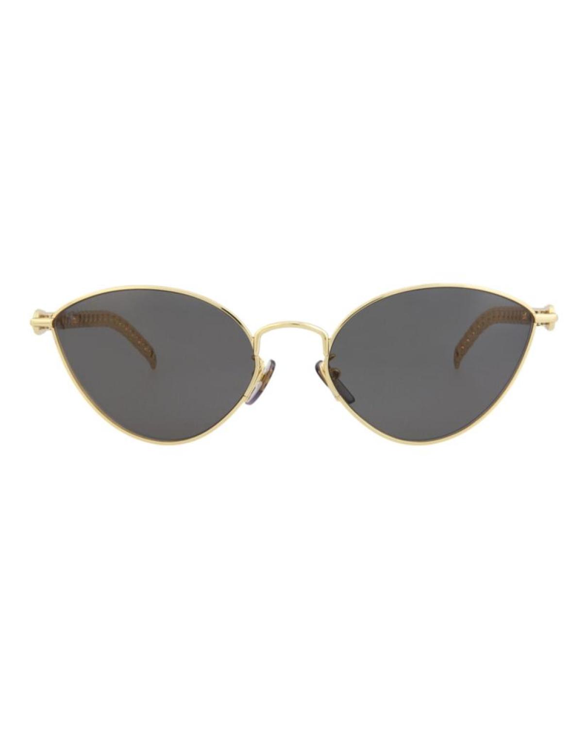 Cat Eye-Frame Metal Sunglasses
