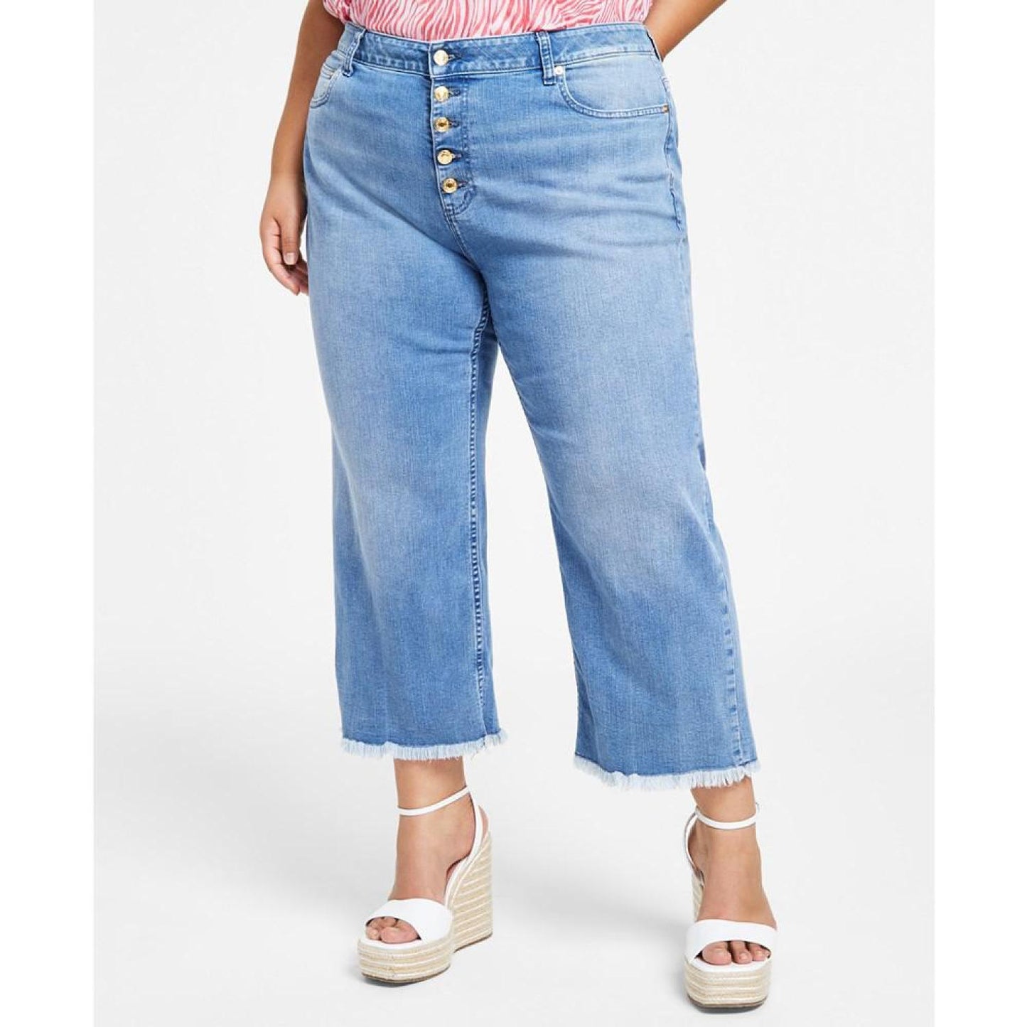 Plus Size High Rise Cropped Selma Jeans