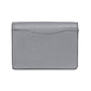 Refined Calf Leather Half Flap Card Case
