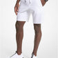 Ribbed Cotton Blend Shorts