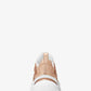 Nick Metallic Leather Trainer