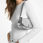 Mila Small Metallic Leather Shoulder Bag