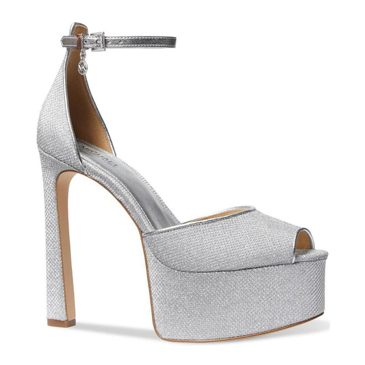 Women's Martina Ankle-Strap Peep-Toe Pumps