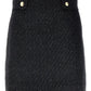 Michael Michael Kors Button Detailed Tweed Mini Skirt