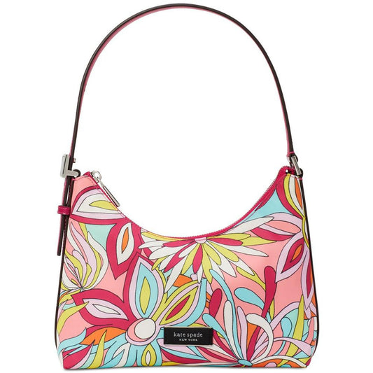 Sam Icon Anemone Floral Printed Fabric Small Shoulder Bag