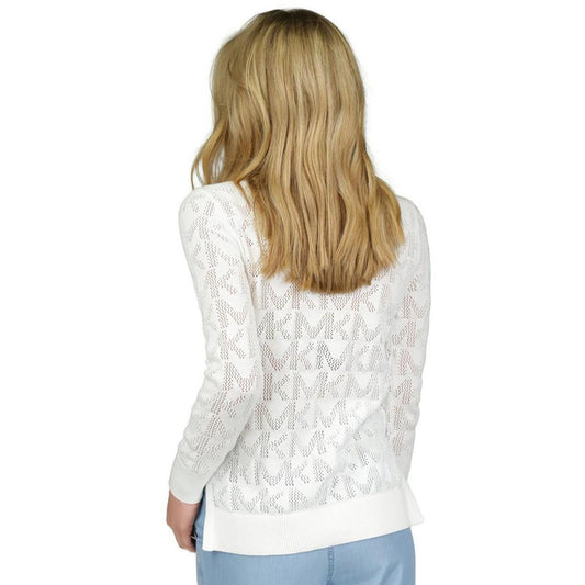 Women's MK Mesh-Stitch Sweater, Regular & Petite