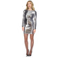 Women's Chain-Neck Sequin Dress