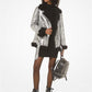 Metallic Shearling Coat