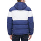 Men's Colorblock Hooded Puffer Jacket