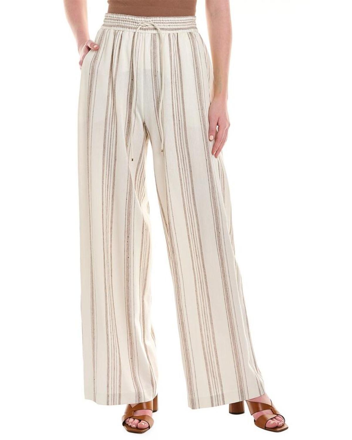 Max Mara Sultano Linen-Blend Trouser
