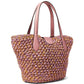 Small Popcorn Texture Straw Tote