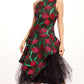 Basque Dress In Roses And Thorns