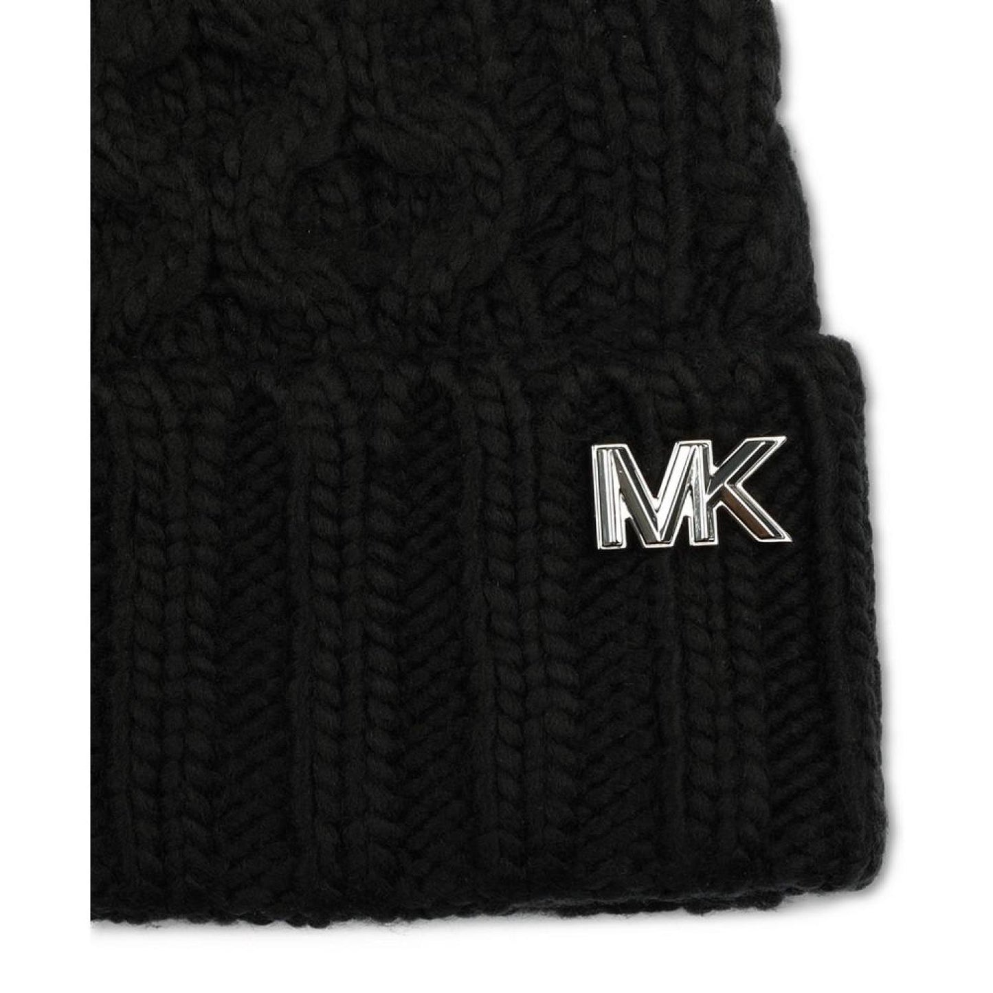 Women's Honeycomb Cable-Knit Cuff Beanie