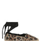 Saint Laurent Leopard-Print Espadrille Flats