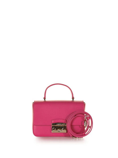 Furla Metropolis Push-Lock Detailed Mini Top Handle Bag