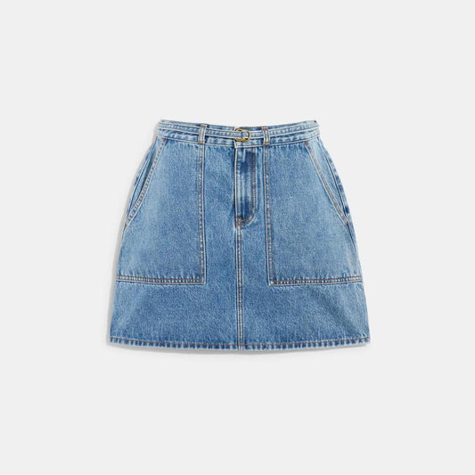 Coach Outlet Denim Skirt