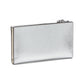 Shaken Not Stirred Embellished Metallic Saffiano Small Slim Bifold Wallet