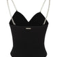 Michael Michael Kors V-Neck Chain Link Tank Top