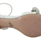 Prada  Leather Sandals Ankle Strap Heels Women's Shoes