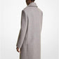 Wool Melton Slit Sleeve Coat