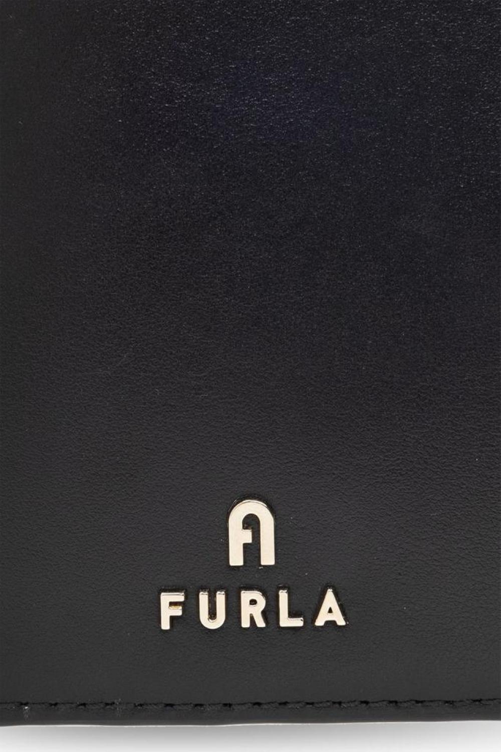 Furla Camelia Logo-Lettering Bi-Fold Wallet