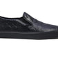 Signature Embossed Pebble Slip-On Skate Sneaker