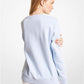 Logo Charm Cotton Terry Sweatshirt