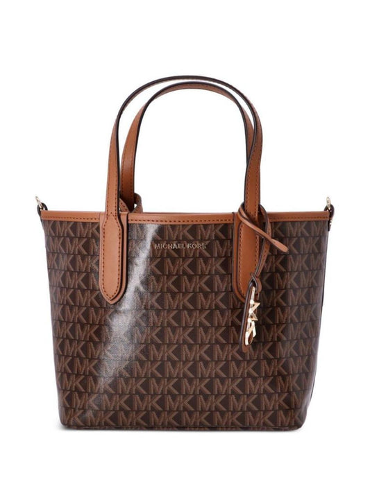 Michael Michael Kors All-Over Logo Printed Small Tote Bag