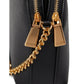 Morgan Saffiano Leather Double Zip Dome Crossbody