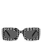 Marc Rectangular Logo Sunglasses, 50mm