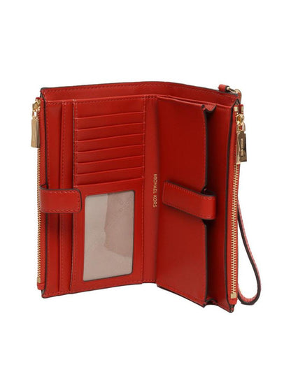 Michael Michael Kors Logo Plaque Zipped Wallet