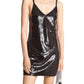 Womens Sequined Short Mini Dress