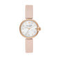 kate spade new york women's chelsea park three-hand date, rose gold-tone stainless steel watch
