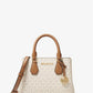 Camille Small Logo and Leather Satchel