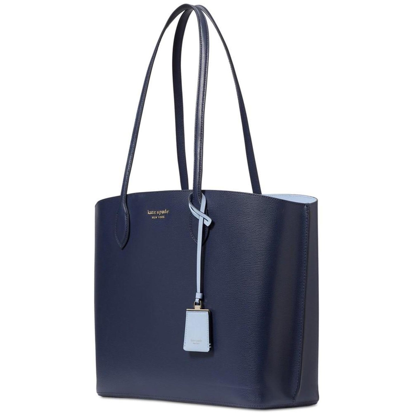 Suite Large Crossgrain Leather Work Tote