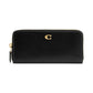 Slim Accordion Leather Zip-Around Wallet